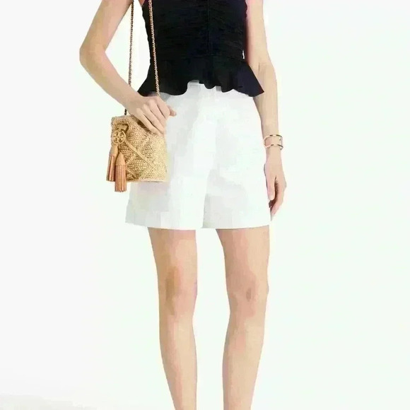 NEW! Veronica Beard Arienne Ruched Top in Navy. - Picture 6 of 10